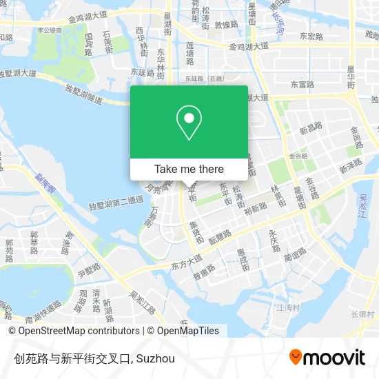 创苑路与新平街交叉口 map
