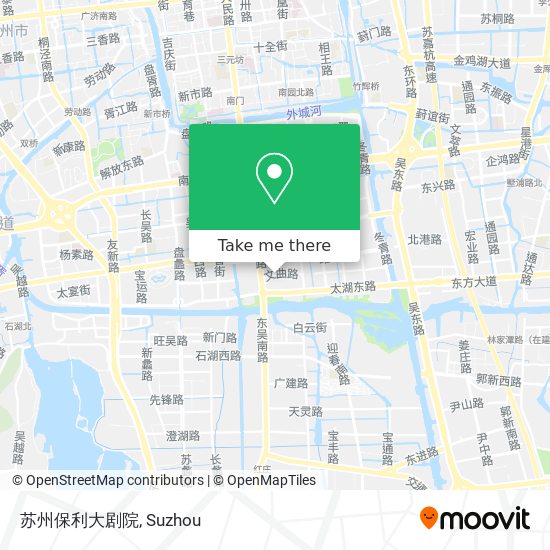 苏州保利大剧院 map
