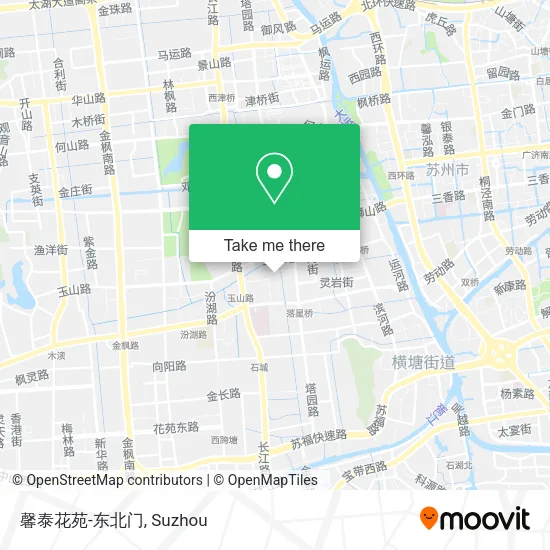 馨泰花苑-东北门 map