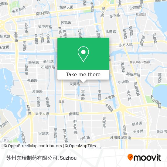 苏州东瑞制药有限公司 map