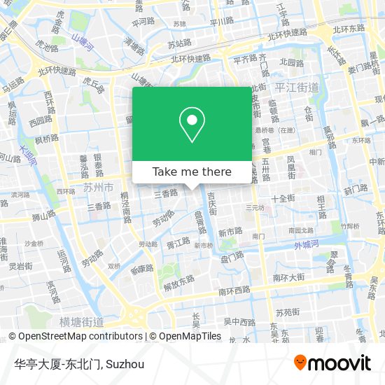 华亭大厦-东北门 map