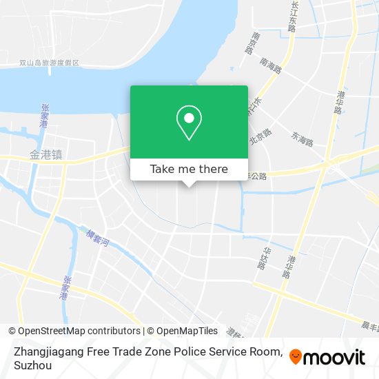 Zhangjiagang Free Trade Zone Police Service Room map