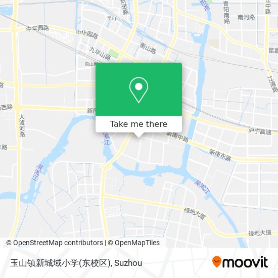 玉山镇新城域小学(东校区) map