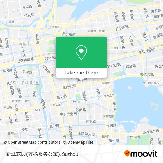 新城花园(万杨服务公寓) map