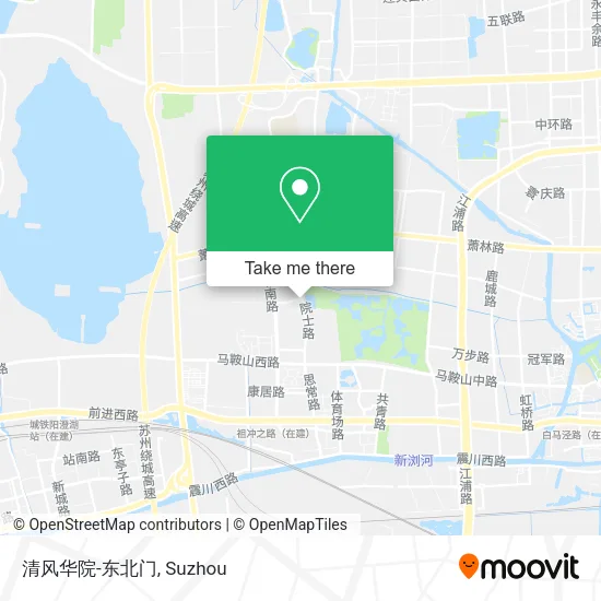 清风华院-东北门 map