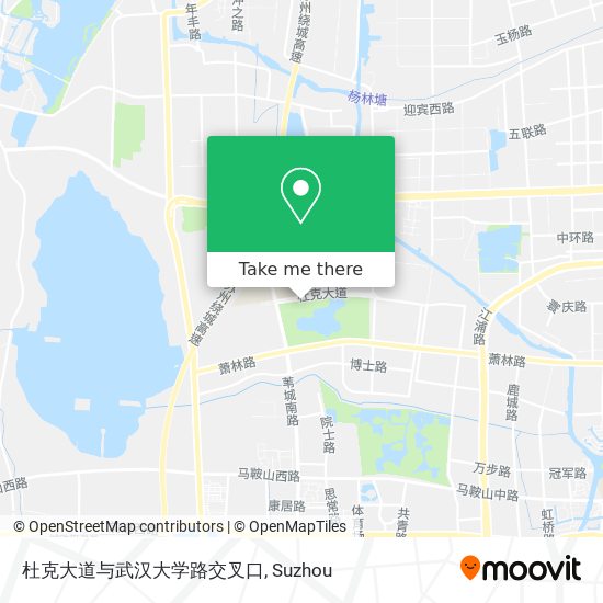 杜克大道与武汉大学路交叉口 map