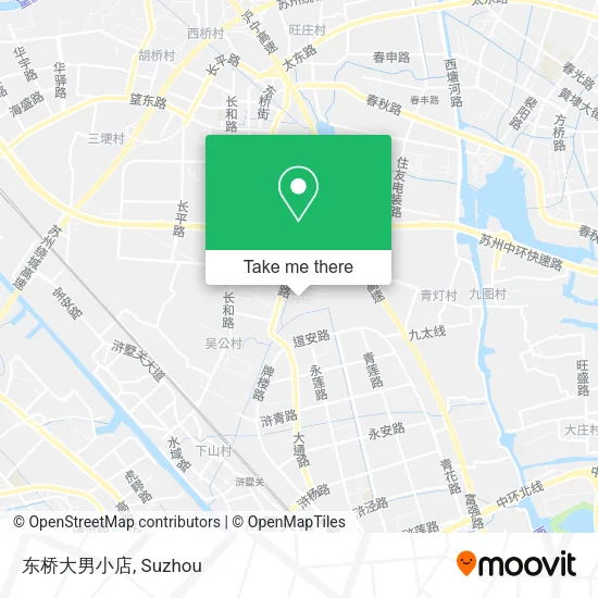 东桥大男小店 map