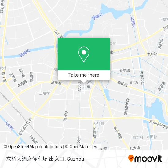 东桥大酒店停车场-出入口 map