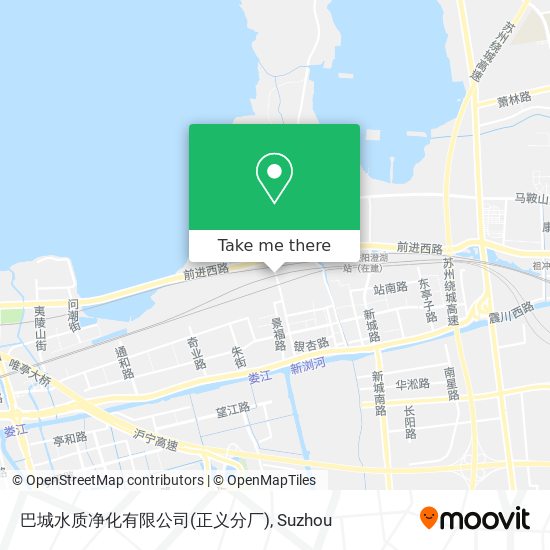 巴城水质净化有限公司(正义分厂) map