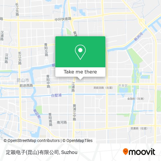 定颖电子(昆山)有限公司 map