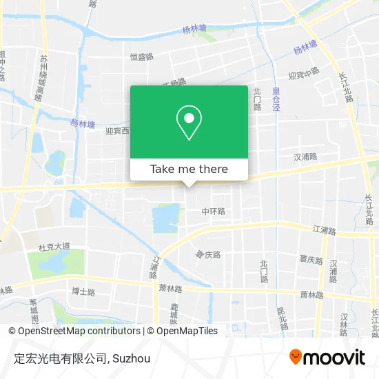 定宏光电有限公司 map