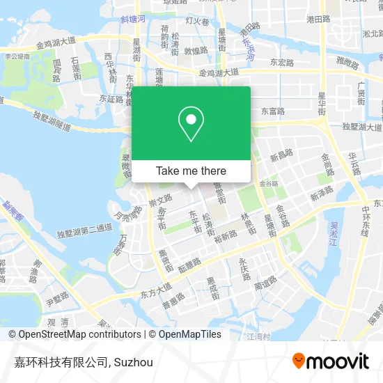 嘉环科技有限公司 map
