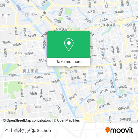 金山油漆批发部 map
