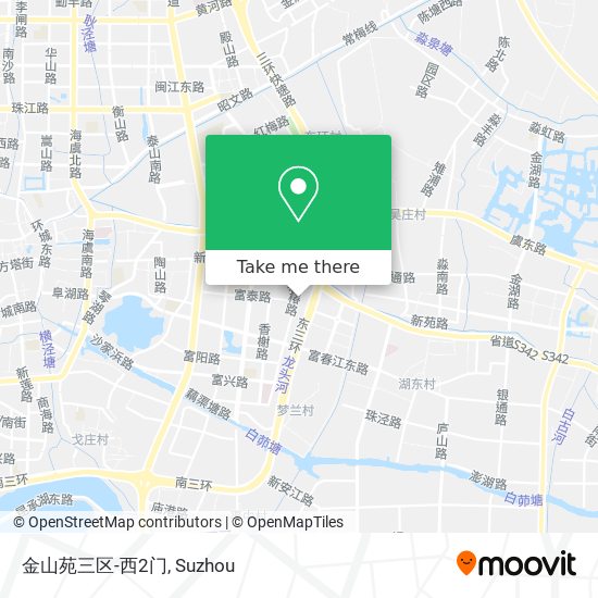 金山苑三区-西2门 map