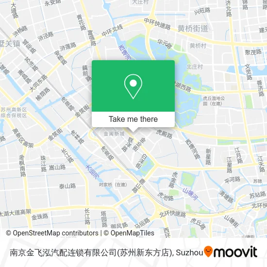 南京金飞泓汽配连锁有限公司(苏州新东方店) map