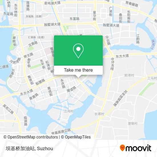 坝基桥加油站 map