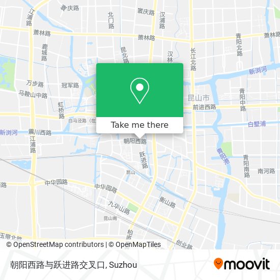 朝阳西路与跃进路交叉口 map