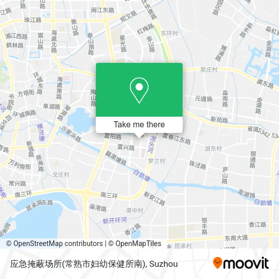 应急掩蔽场所(常熟市妇幼保健所南) map