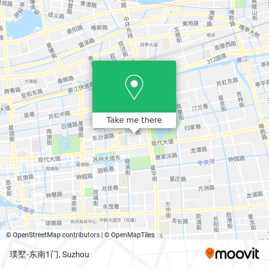 璞墅-东南1门 map