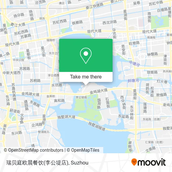 瑞贝庭欧晨餐饮(李公堤店) map