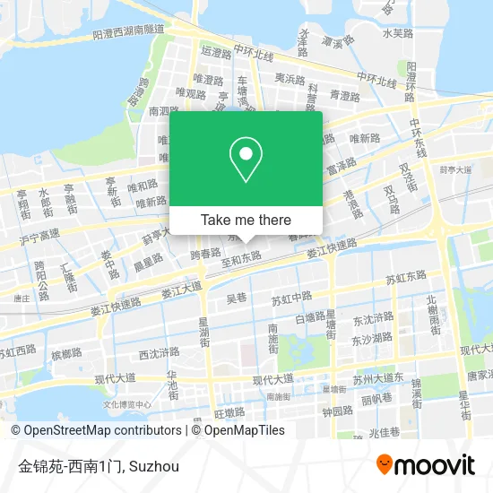 金锦苑-西南1门 map