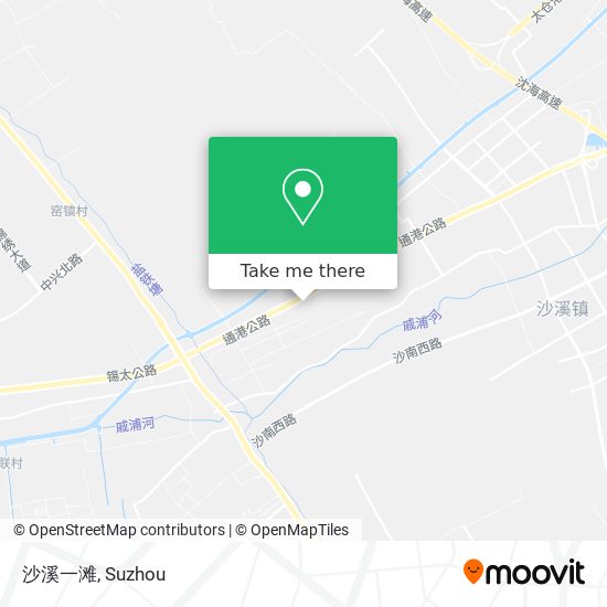 沙溪一滩 map