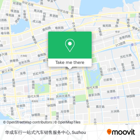 华成车行一站式汽车销售服务中心 map