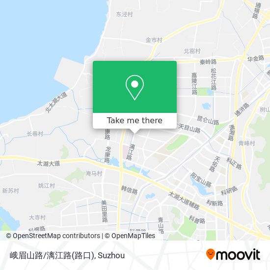 峨眉山路/漓江路(路口) map