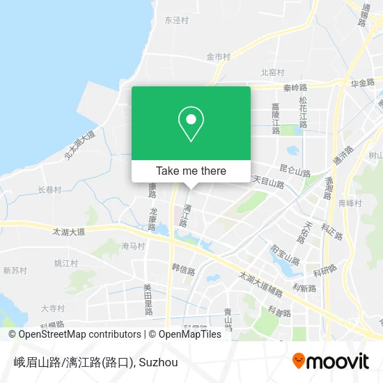 峨眉山路/漓江路(路口) map