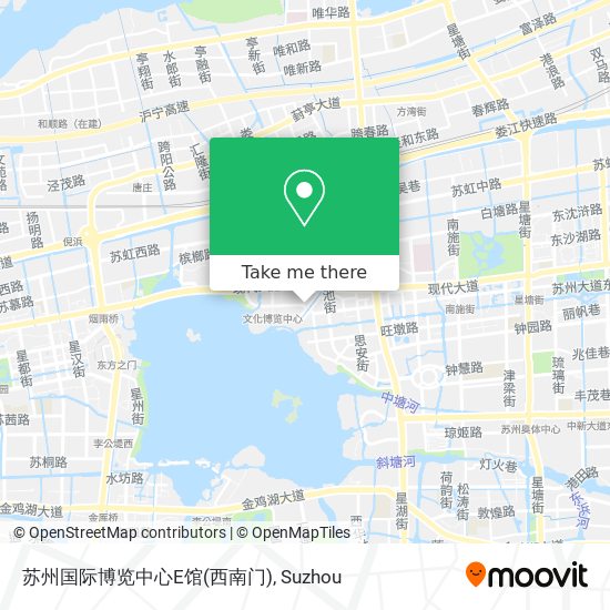 苏州国际博览中心E馆(西南门) map