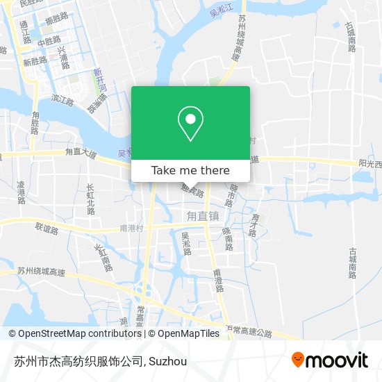苏州市杰高纺织服饰公司 map