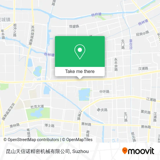 昆山天信诺精密机械有限公司 map
