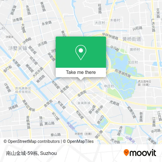 南山金城-59栋 map