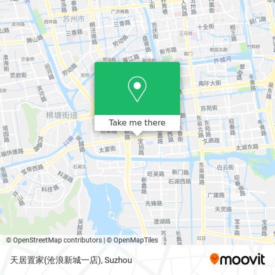 天居置家(沧浪新城一店) map