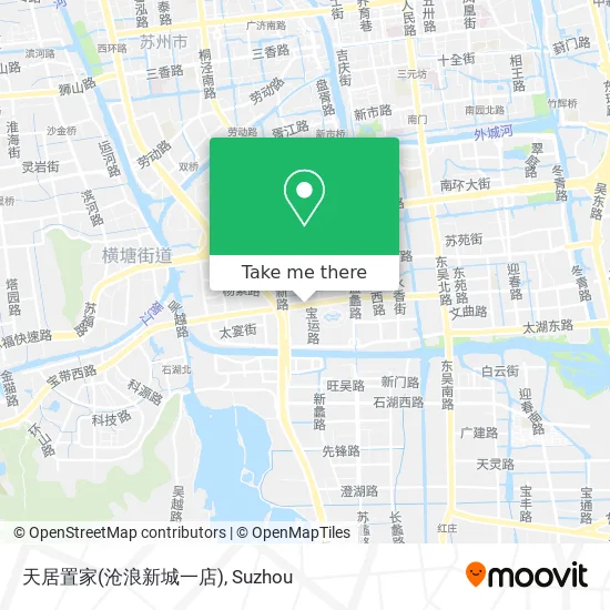 天居置家(沧浪新城一店) map