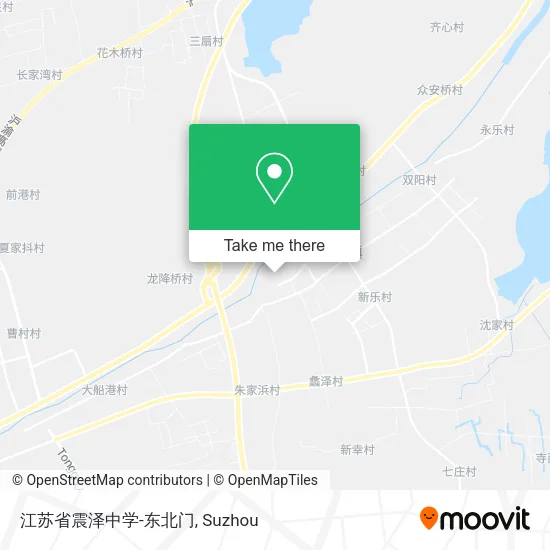 江苏省震泽中学-东北门 map
