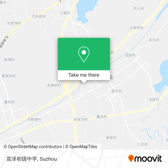 震泽初级中学 map