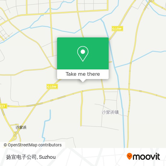 扬宣电子公司 map