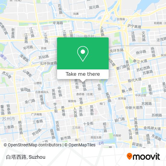 白塔西路 map