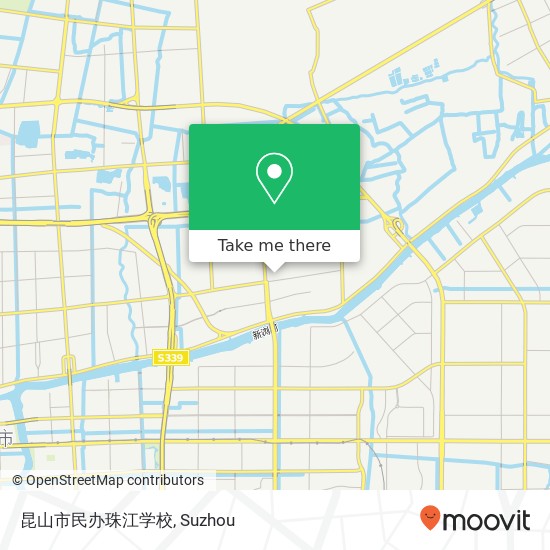 昆山市民办珠江学校 map