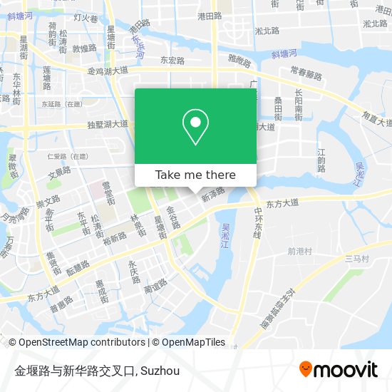 金堰路与新华路交叉口 map