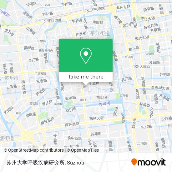 苏州大学呼吸疾病研究所 map
