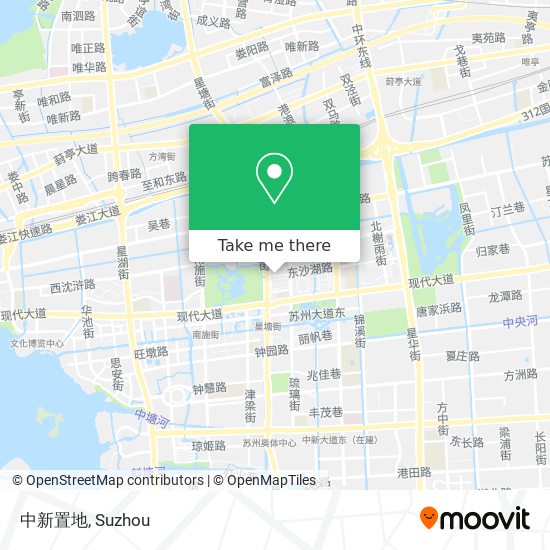 中新置地 map