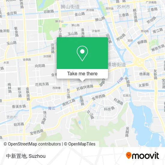 中新置地 map