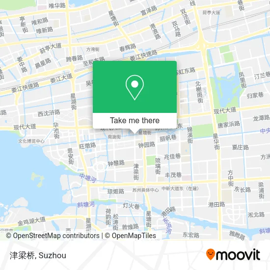 津梁桥 map