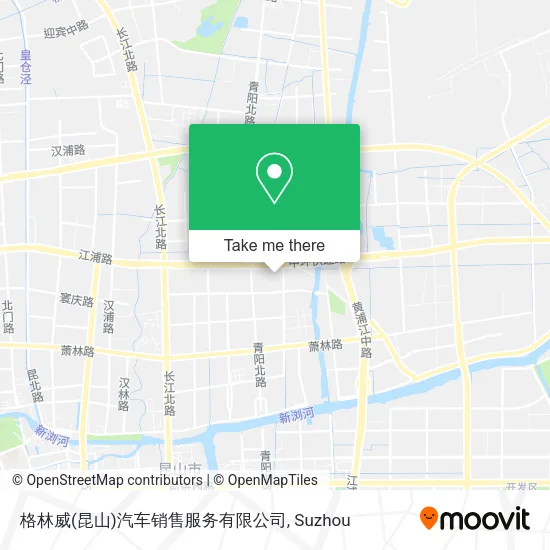 格林威(昆山)汽车销售服务有限公司 map