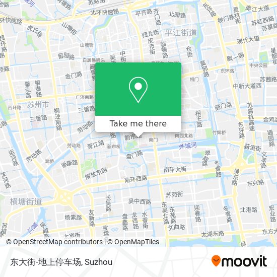 东大街-地上停车场 map