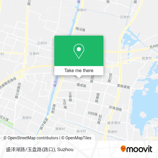 盛泽湖路/玉盘路(路口) map