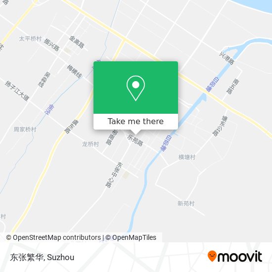 东张繁华 map