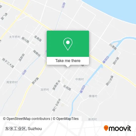 东张工业区 map